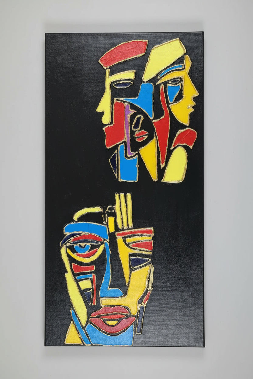 Canvas and Mixed media